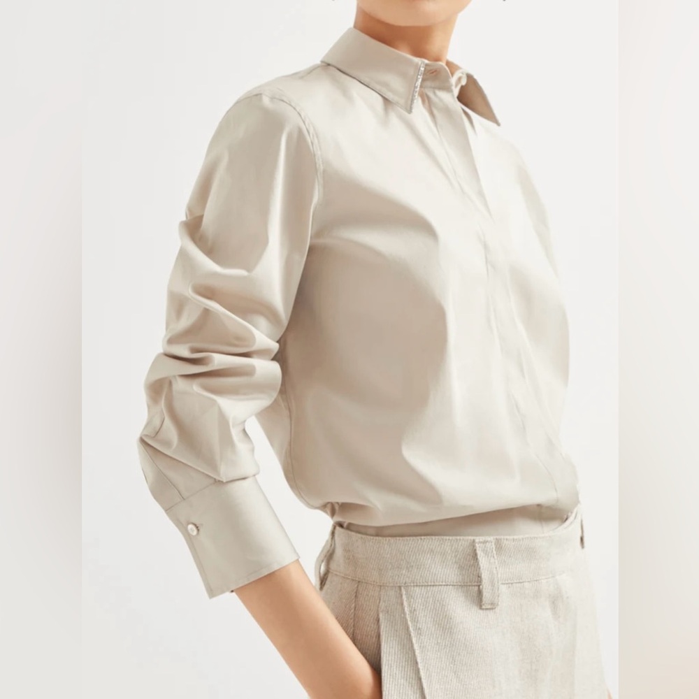 Brunello Cucinelli Tan women’s Shirt